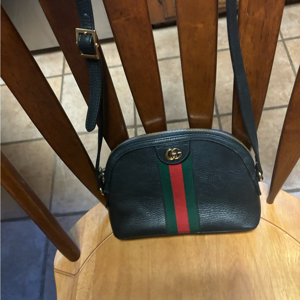 Gucci Ophidia Dome Leather Crossbody Bag
